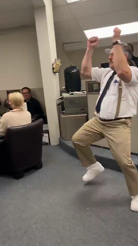 Not Yours AI Office Dance Trend video example
